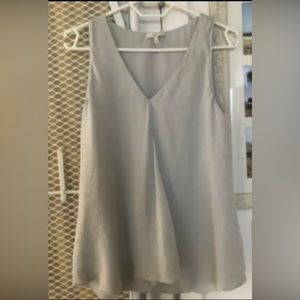 Josie silk gray top